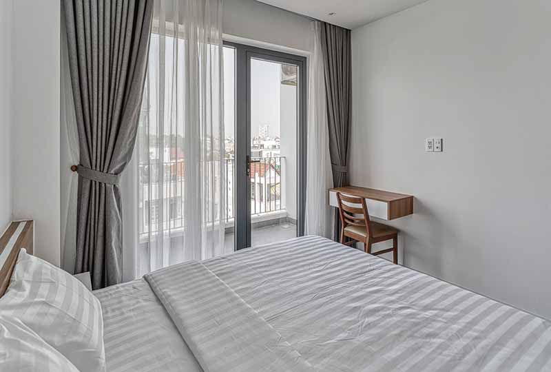 Nice serviced apartment rental on Quoc Huong St, Thao Dien area, District 2.