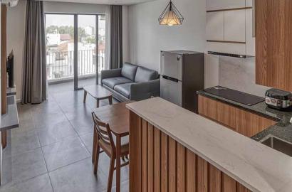Nice serviced apartment rental on Quoc Huong St, Thao Dien area, District 2.