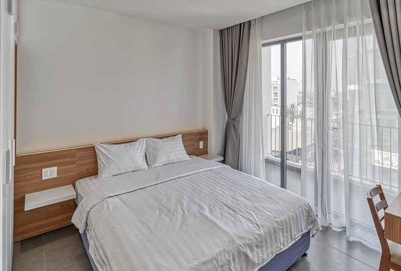 Nice serviced apartment rental on Quoc Huong St, Thao Dien area, District 2.