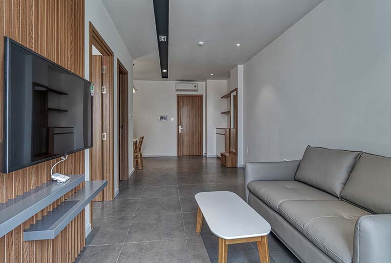 Spacious one bedroom serviced apartment on Thao Dien for rent