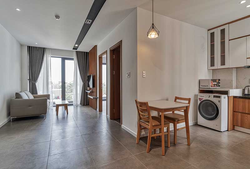 Spacious one bedroom serviced apartment on Thao Dien for rent