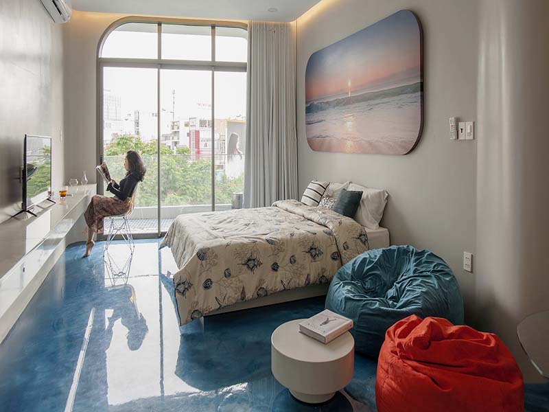 Bright-light serviced apartment for rent in District 3 Nam Ki Khoi Nghia St. 