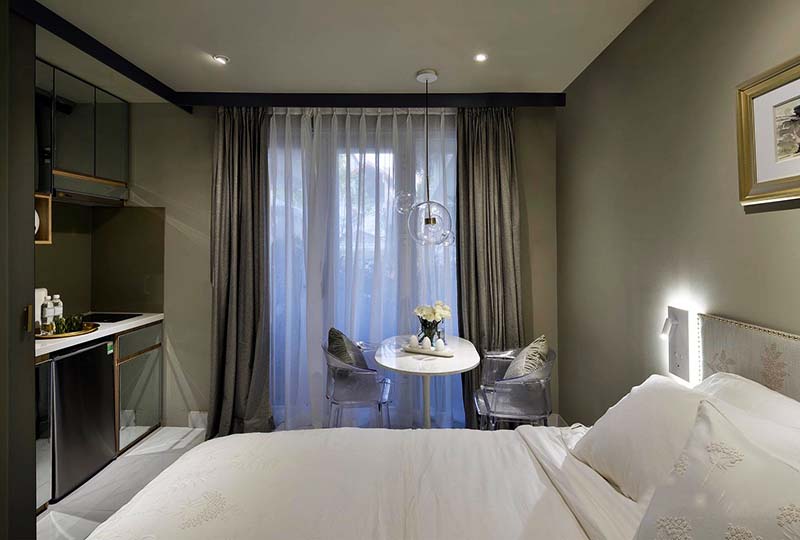 Studio apartment for rent in District 1, Saigon City Center come with full of services