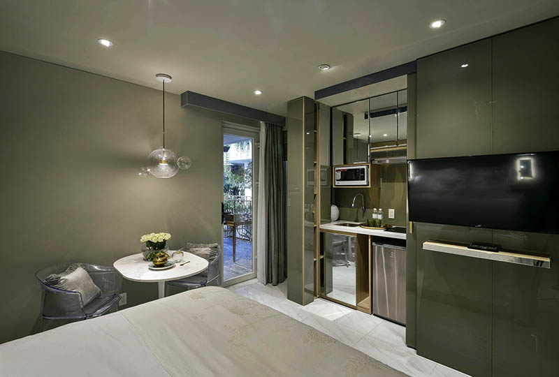 Studio apartment for rent in District 1, Saigon City Center come with full of services