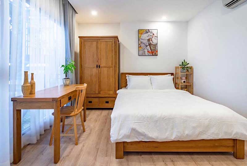 Studio flat leasing in Phu Nhuan District, Huynh Van Banh Street
