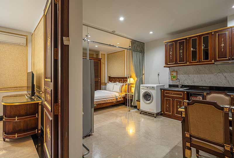 Serviced apartment for lease next to Ben Thanh Market, District 1 - Vintage Style