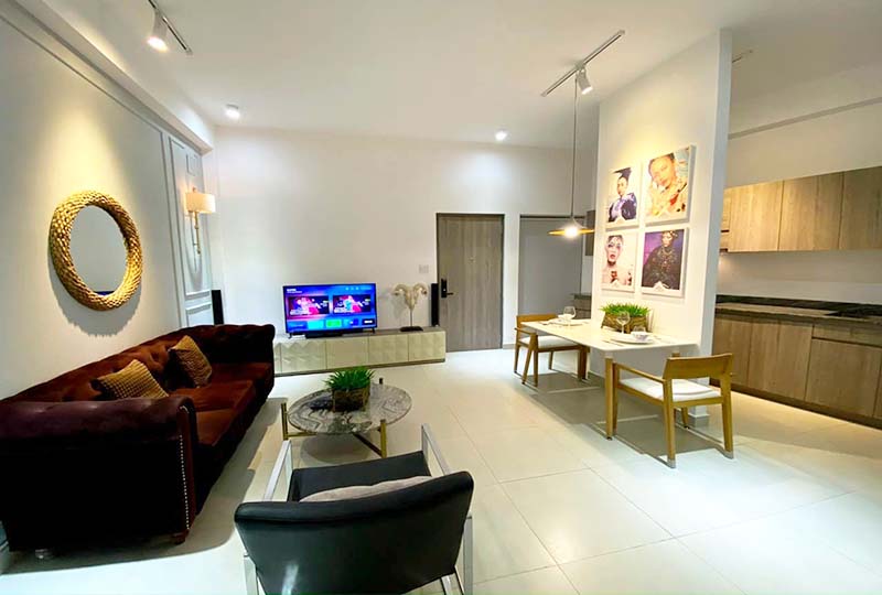 Nice studio concept serviced apartment in District 4 for rent