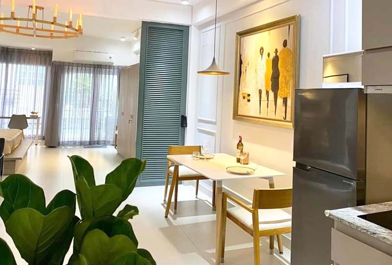 Nice studio concept serviced apartment in District 4 for rent