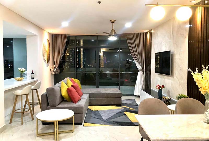 Luxury apartment for rent on Ngo Tat To Street - City Garden Building