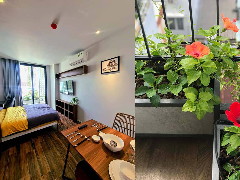 Windy serviced apartment for rent in District 10 Ho Chi Minh City