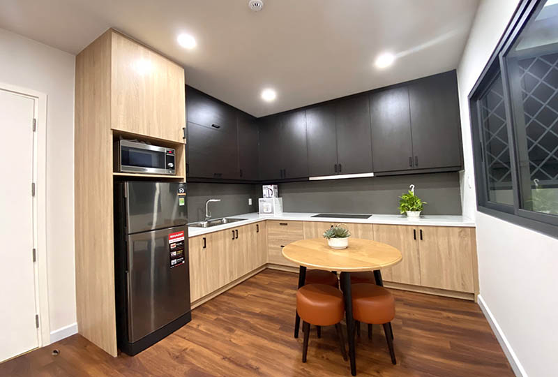 Spacious serviced apartment for rent on Ki Dong Street, District 3, HCMC