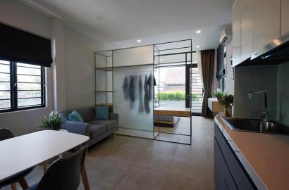 Free style studio serviced apartment for rent on Phan Ton St, District 1