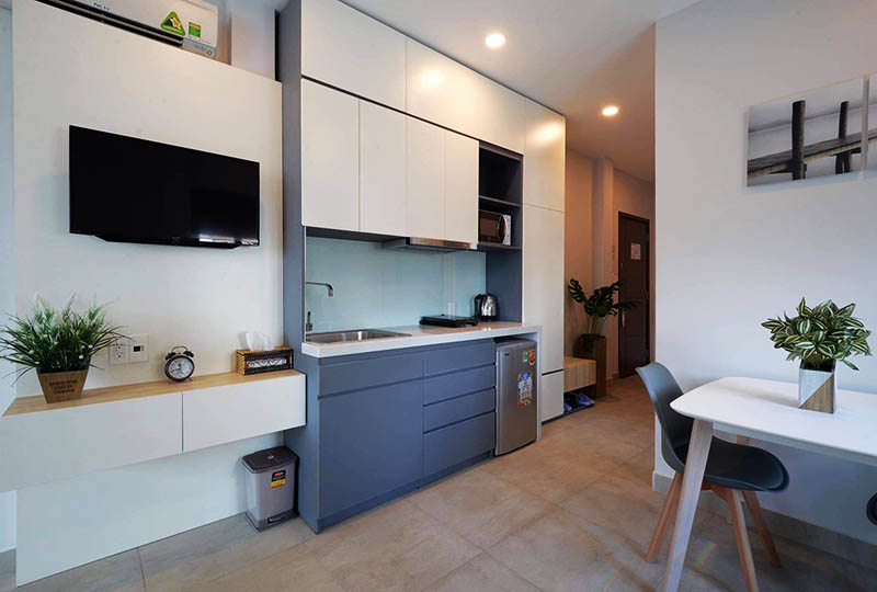 Free style studio serviced apartment for rent on Phan Ton St, District 1