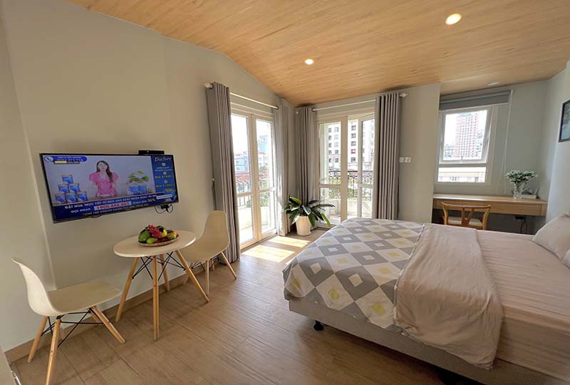 Opened studio serviced apartment for rent in District 4 HCMC