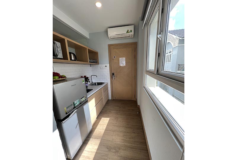 Opened studio serviced apartment for rent in District 4 HCMC