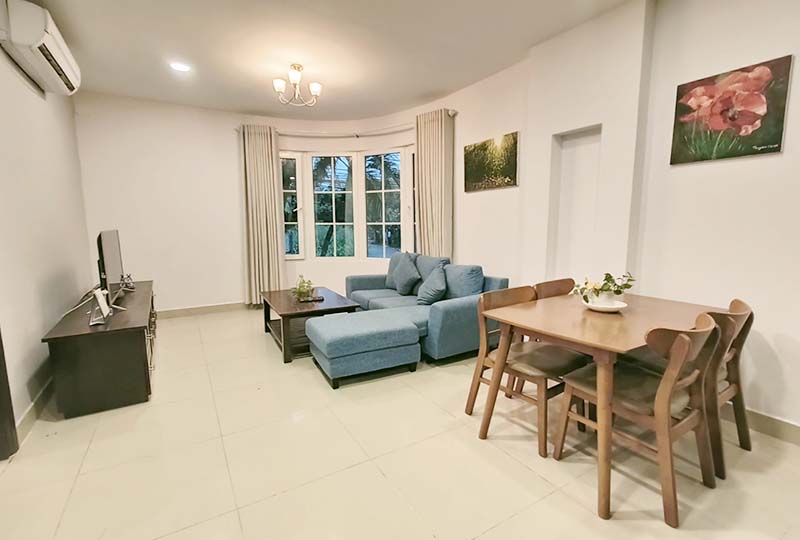Serviced apartment for rent on Nguyen Van Huong St, Thao Dien area, Thu Duc City
