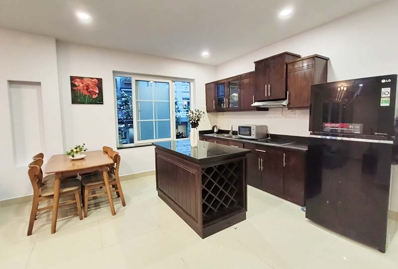 Serviced apartment for rent on Nguyen Van Huong St, Thao Dien area, Thu Duc City