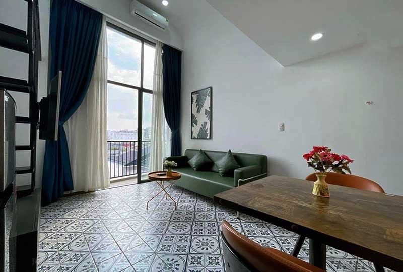 Loft serviced apartment for lease near FV Hospital District 7 HCMC