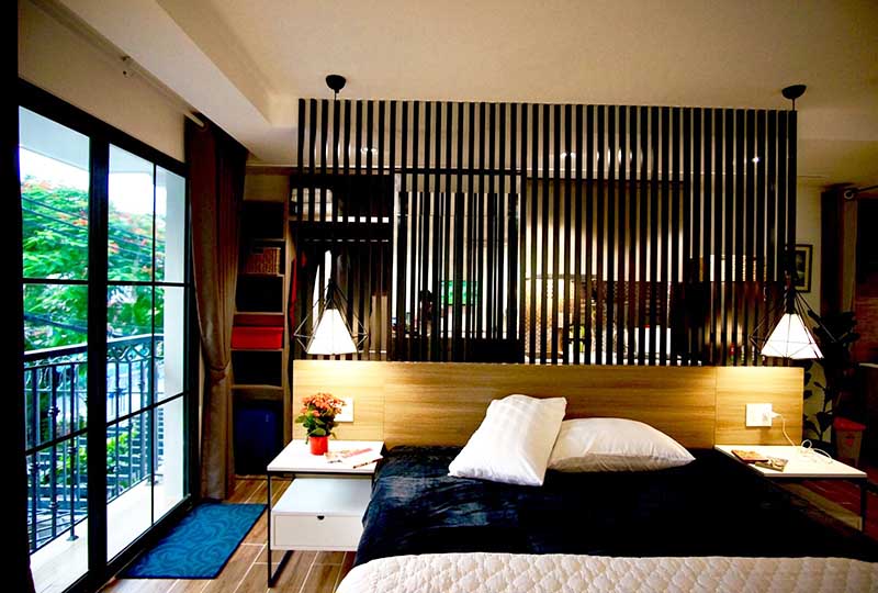 Spacious studio serviced apartment renting in Tan Binh District Saigon