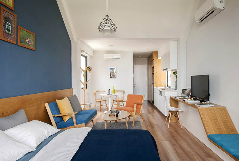 Copenhagen style studio for lease in District 3, Nam Ki Khoi Nghia Street
