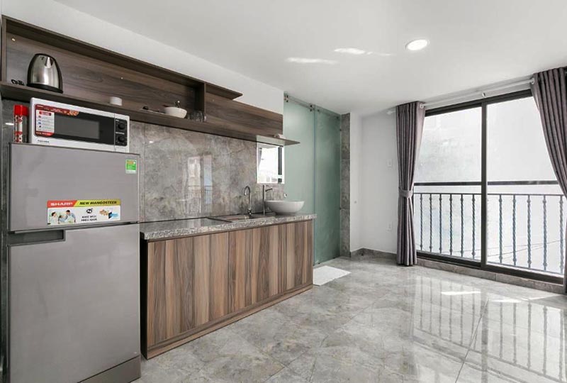 Studio apartment for rent on Vo Thi Sau Street, District 3, Ho Chi Minh City