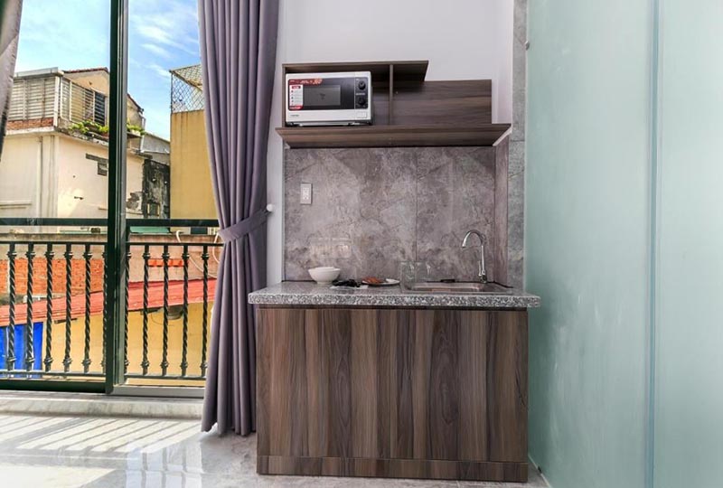 Studio apartment for rent on Vo Thi Sau Street, District 3, Ho Chi Minh City