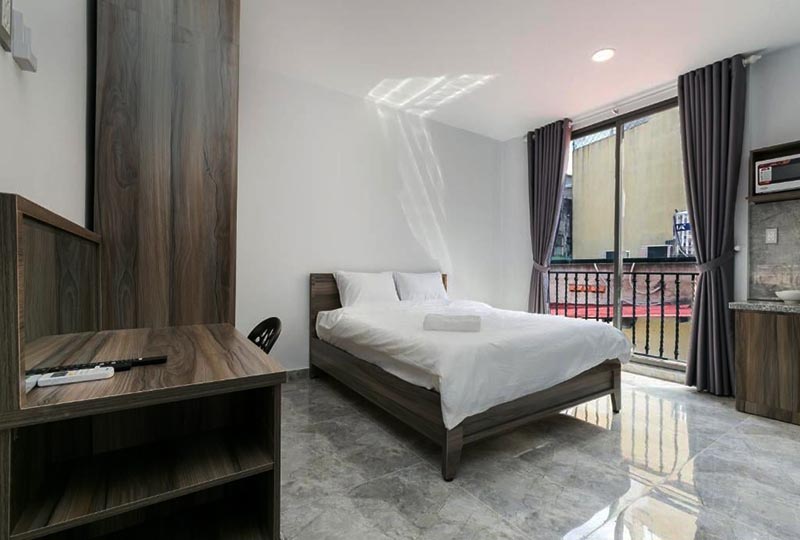 Studio apartment for rent on Vo Thi Sau Street, District 3, Ho Chi Minh City