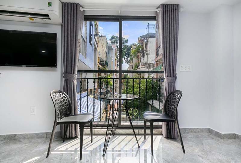 Studio apartment for rent on Vo Thi Sau Street, District 3, Ho Chi Minh City