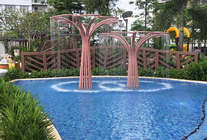 Modern Palm Heights apartment for rent in District 2 Thu Duc City.