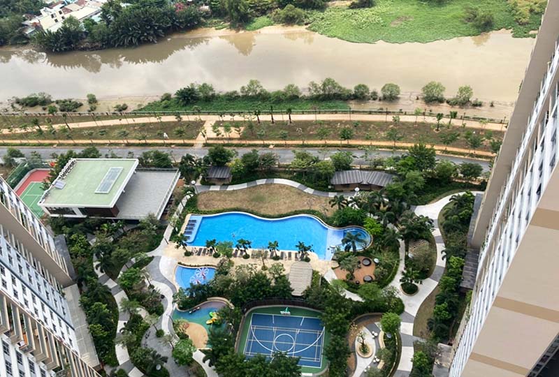 Modern Palm Heights apartment for rent in District 2 Thu Duc City.