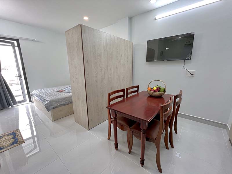 Studio serviced apartment for rent on Nguyen Trong Loi St, Tan Binh District