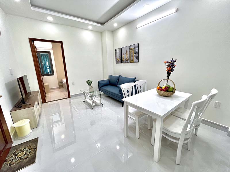 Two bedrooms serviced apartment for lease on Nguyen Trong Loi St, Tan Binh District