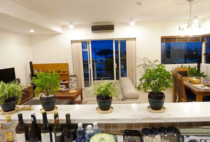 Nice apartment for rent in River Garden Thao Dien District 2 .
