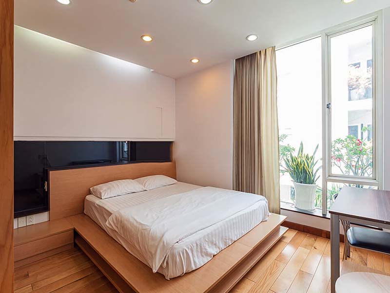 Cozy serviced apartment renting in Phu Nhuan District, Phan Xich Long area