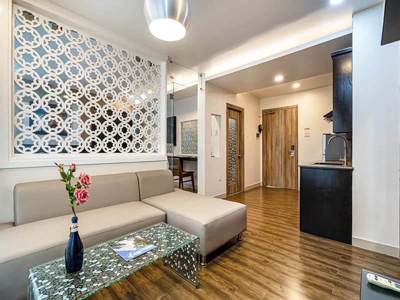 Luxury serviced apartment for rent in Phu Nhuan Dist, Hoang Dieu St.