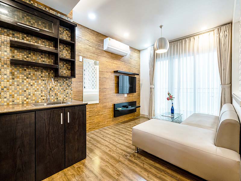 Luxury serviced apartment for rent in Phu Nhuan Dist, Hoang Dieu St.