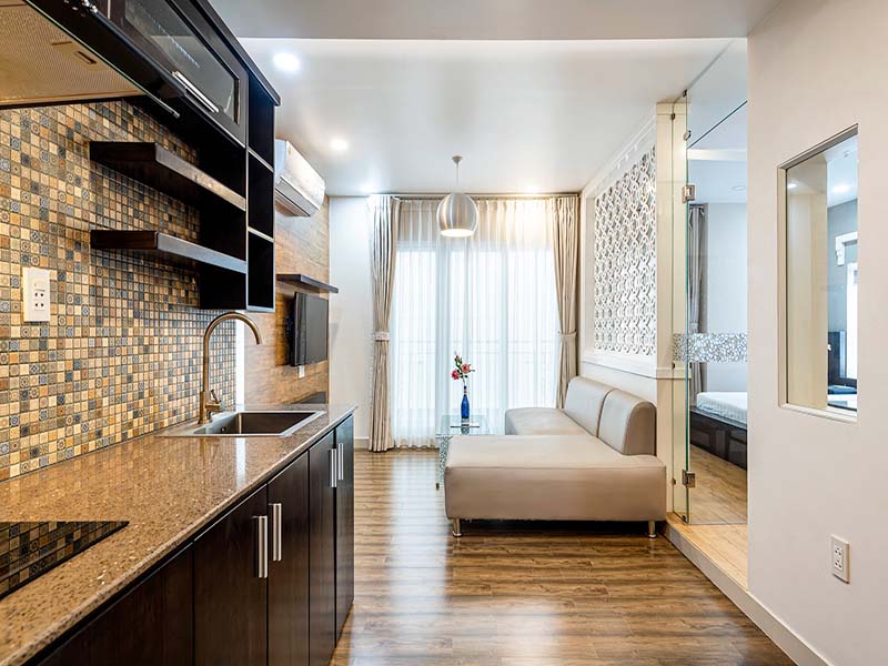Luxury serviced apartment for rent in Phu Nhuan Dist, Hoang Dieu St.