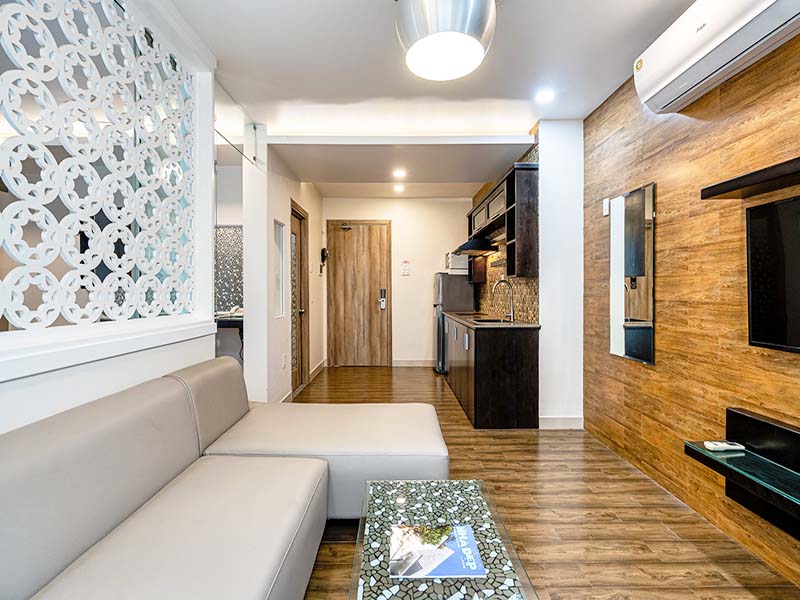 Luxury serviced apartment for rent in Phu Nhuan Dist, Hoang Dieu St.
