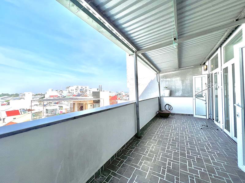 Rooftop serviced apartment for rent in Tan Binh District Ho Chi Minh City