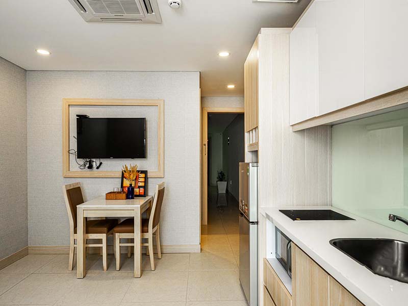 One bedrooms serviced apartment for rent on Tan Dinh Area District 1