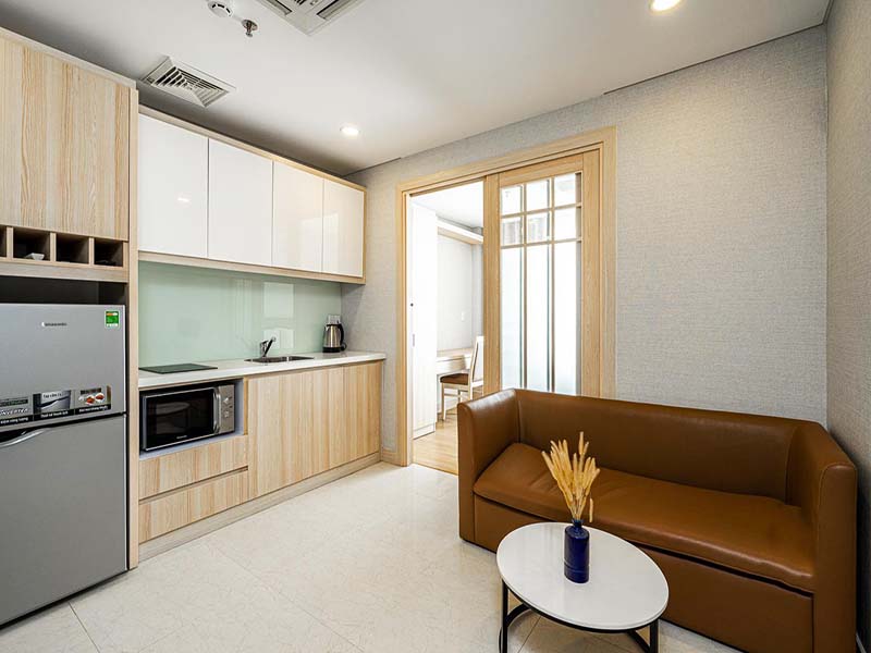 One bedrooms serviced apartment for rent on Tan Dinh Area District 1
