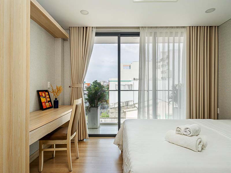 One bedrooms serviced apartment for rent on Tan Dinh Area District 1