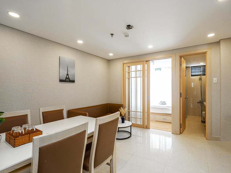 Two bedrooms serviced apartment in Tan Dinh District 1 for rent