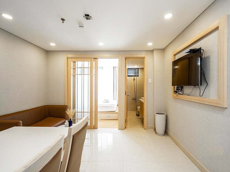 Two bedrooms serviced apartment in Tan Dinh District 1 for rent