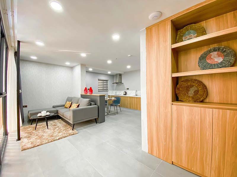 Nice serviced apartment leasing in Phu Nhuan Dist, Phan Dang Luu St