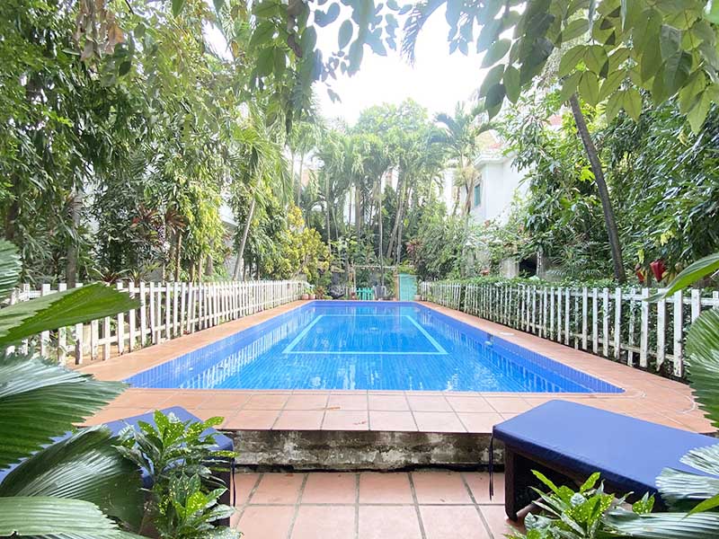Windy villa for rent in Thao Dien area, District 2, Thu Duc City.