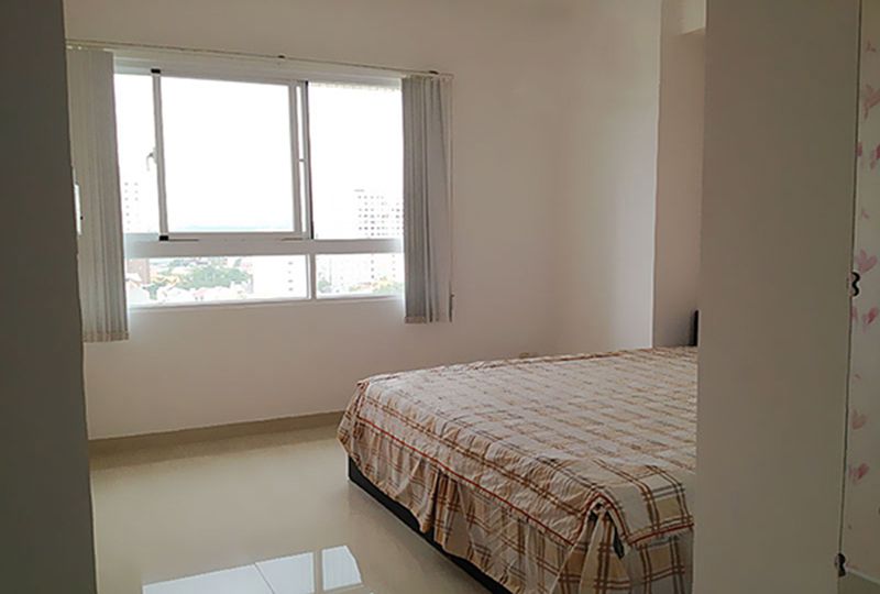 Apartment for rent in 4S1 Riverside Pham Van Dong street Thu Duc District .