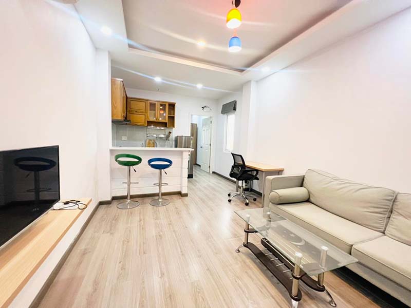 Nice serviced apartment leasing in Binh Thanh Dist, Bui Dinh Tuy St.
