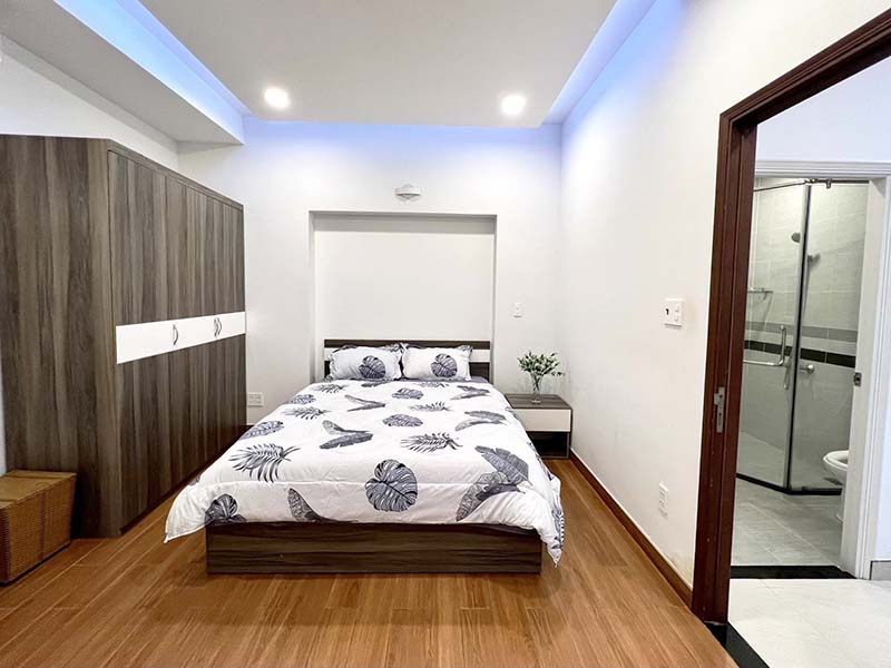 Spacious serviced apartment for rent in District 1 Ho Chi Minh City