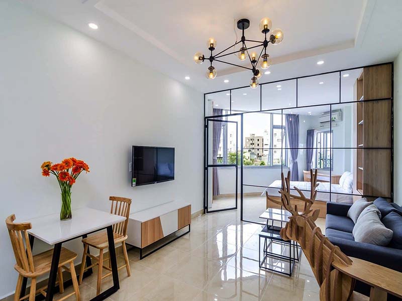 Canal view serviced aparment leasing in Phu Nhuan District Saigon City Center